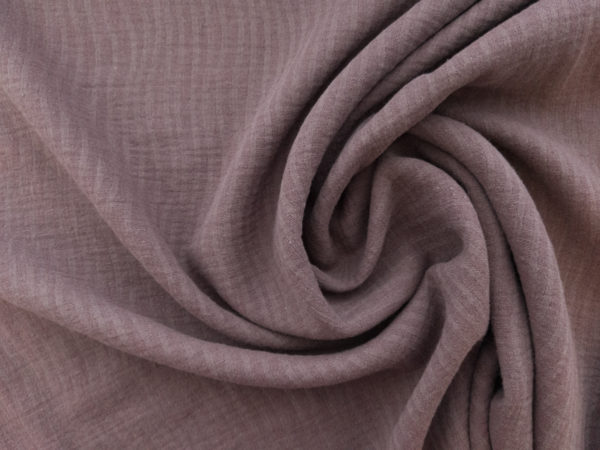 Cotton/Linen Jacquard – Wavy Stripe – Plum