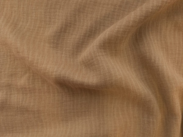 Cotton/Linen Jacquard – Wavy Stripe – Toffee