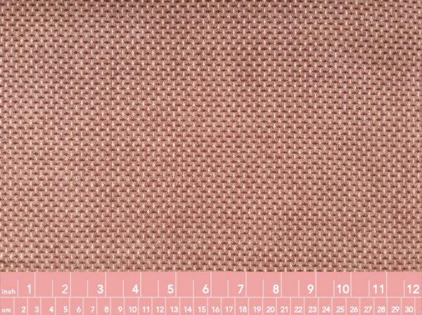 Textured Yarn Dyed Cotton – Petite Diamond – Rose