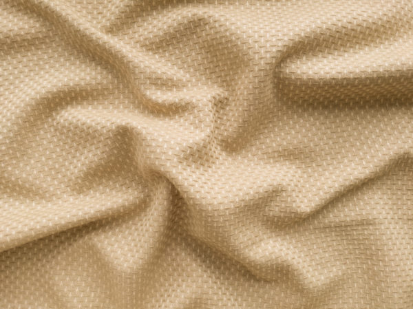 Textured Yarn Dyed Cotton – Petite Diamond – Cream