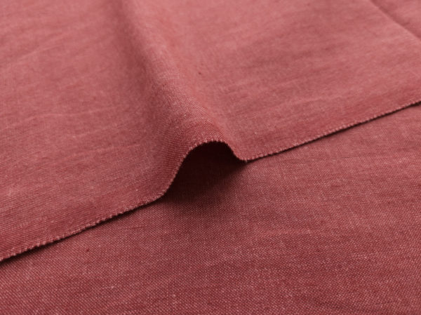 Yarn Dyed Cotton Chambray – Tomato