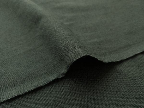 Yarn Dyed Cotton Chambray – Forest