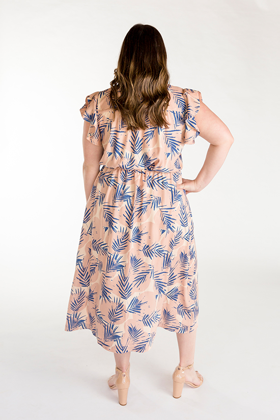 knee length dresses for ladies Orchid PDF Pattern main image 1