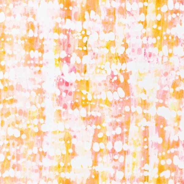 Cotton Sateen - Garden Gloss - Watercolor - Sunshine