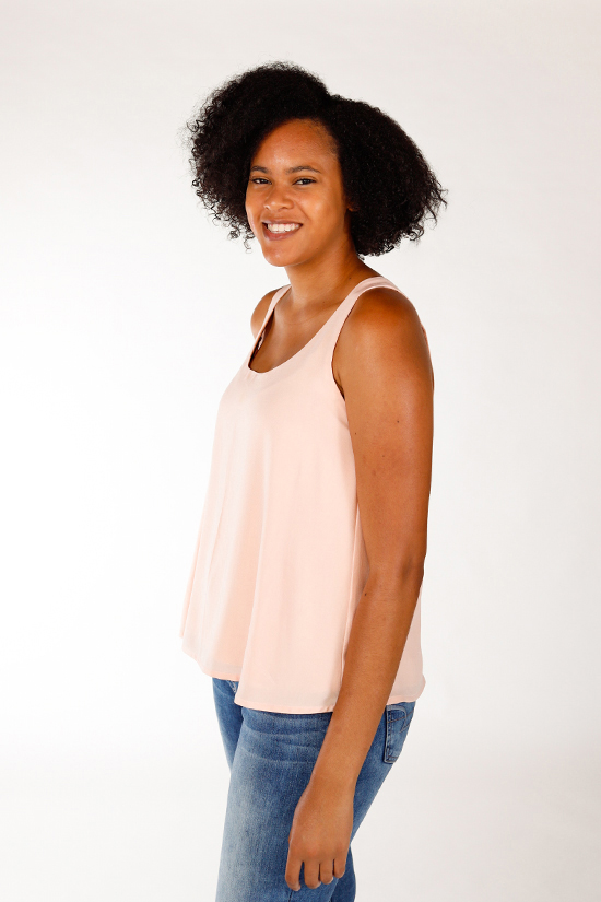 トップス PILE FLARE TANK TOPS CLANE - パイル フレアショートトップス - PILE FLARE TANK TOPS