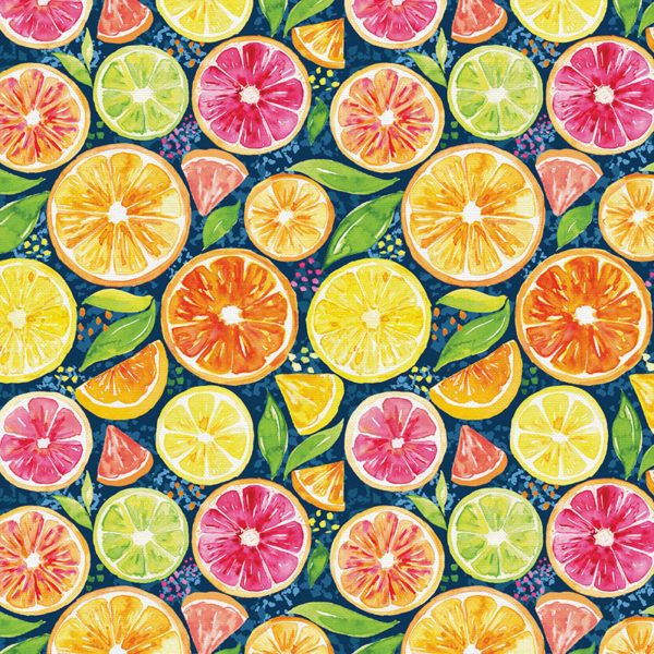 Quilting Cotton - Sweet & Sour - Citrus Mix