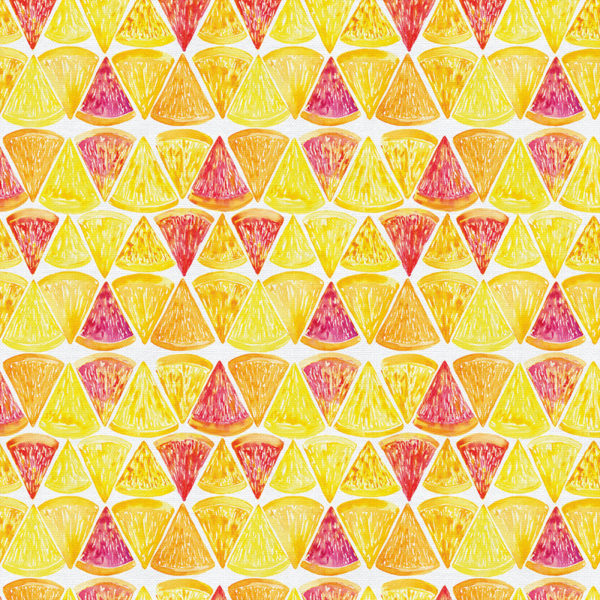 Quilting Cotton - Sweet & Sour - Grapefruit Slices