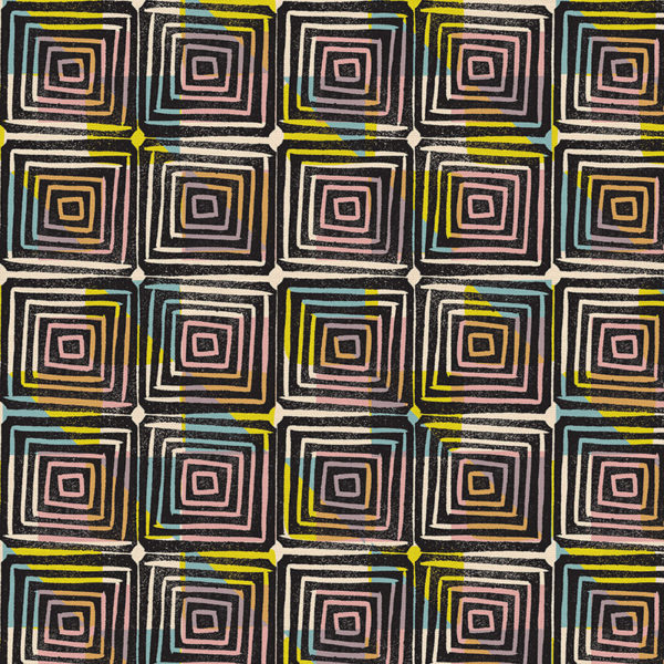 Quilting Cotton - New Abstracts - Spiral Square