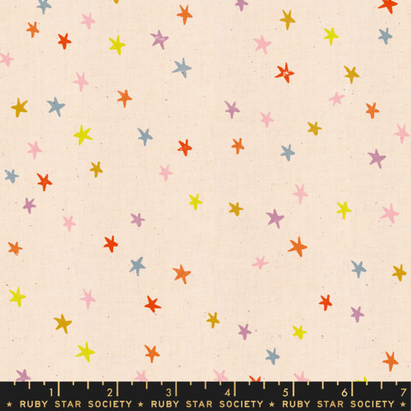 Quilting Cotton - Starry - Rainbow