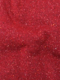Speckled Acrylic Blend Sweater Knit - Rhubarb