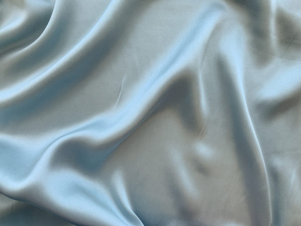 Amour Vert - Sandwashed Silk Charmeuse  - Sky Blue