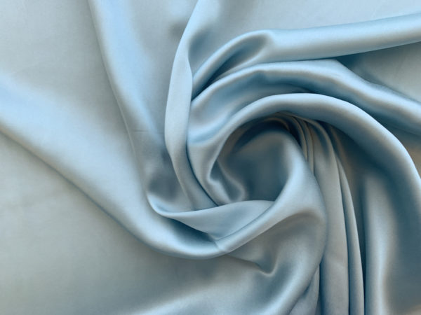 Amour Vert - Sandwashed Silk Charmeuse  - Sky Blue