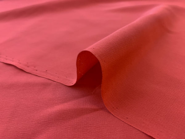 Amour Vert - Sandwashed Silk Crepe de Chine - Coral