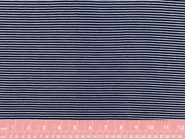 Designer Deadstock - Cotton/Spandex Jersey - Petite Stripes