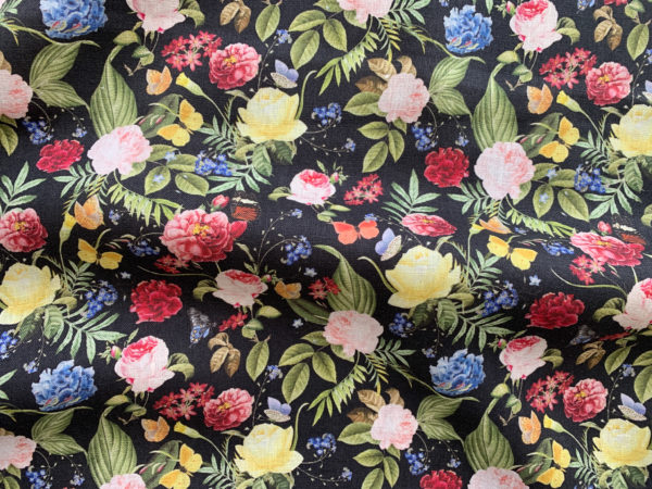 Sorrento Printed Linen - Garden