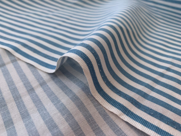 Japanese Cotton Sheeting - Thin Stripes - Tan