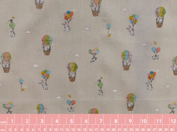 Japanese Cotton Sheeting - Kids' Land - Cream