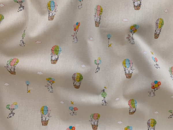 Japanese Cotton Sheeting - Kids' Land - Cream