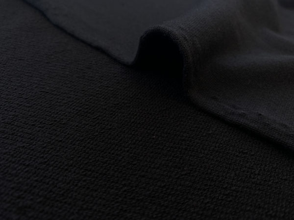 Designer Deadstock - Cotton/Poly French Terry - Black