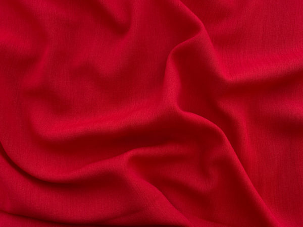 100% Rayon Gauze – Red