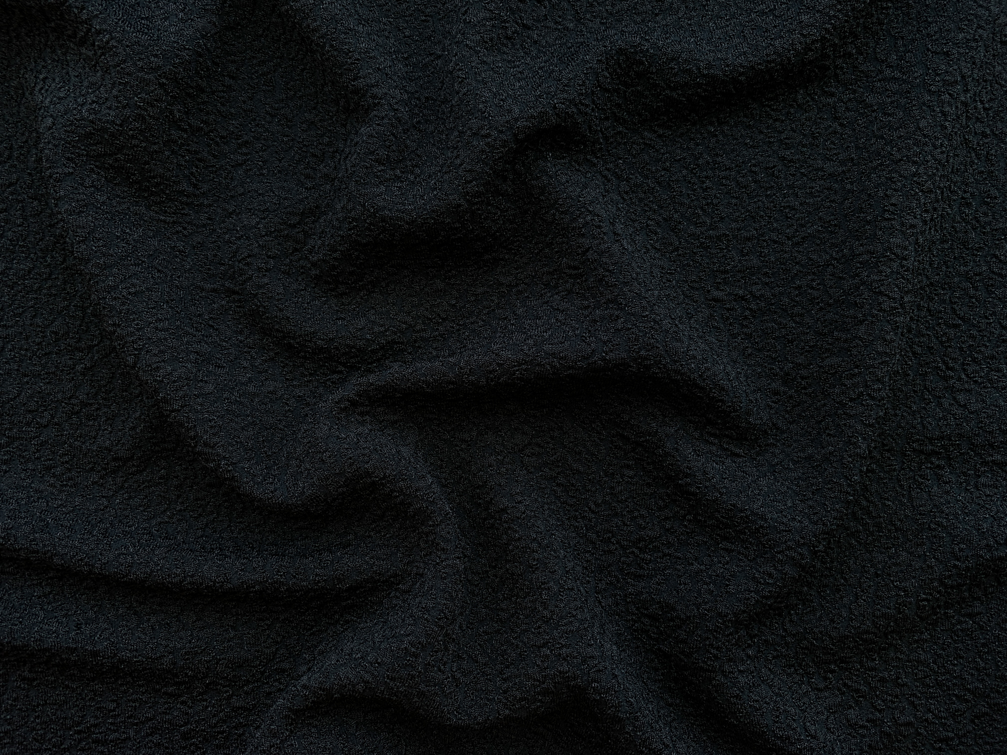 Polyester/Spandex Knit - Black - Stonemountain & Daughter Fabrics