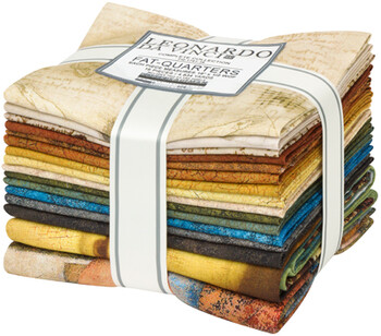 Leonardo Da Vinci – Fat Quarter Bundle – 16 pc