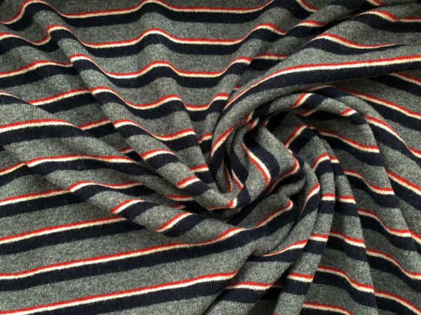 Striped Italian Wool Blend Knit – Jordan