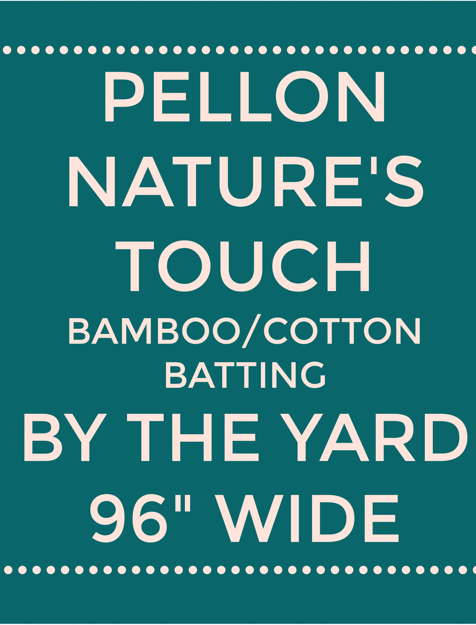 Pellon Cotton Quilt Batting - 1 Yard
