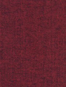 Shetland Herringbone - Cotton Flannel - Redwood