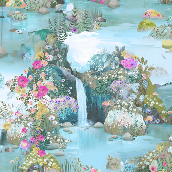 Quilting Cotton - Daydreams - Lagoon