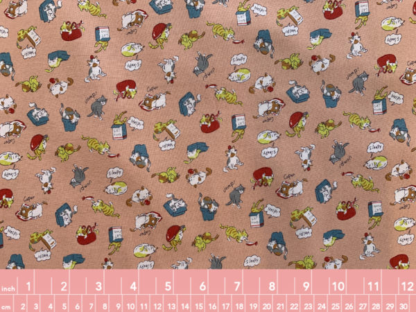 Kokka - Cotton Sheeting - Chibi Petit - Playtime Cats