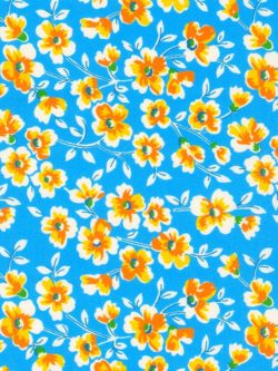 Quilting Cotton – Sunnyside Farm - Floral - Blue