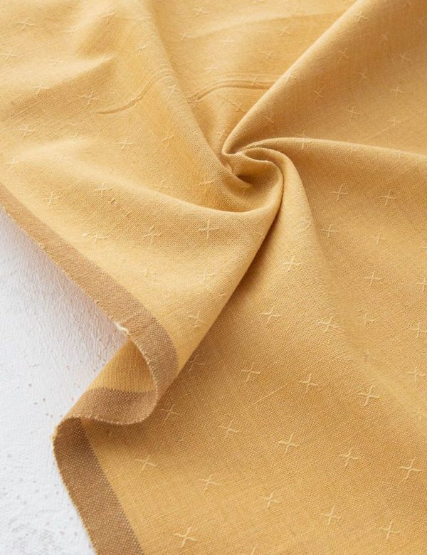 Sprout Wovens – Textured Yarn Dyed Cotton – Chamomile