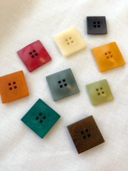 Square Corozo Buttons