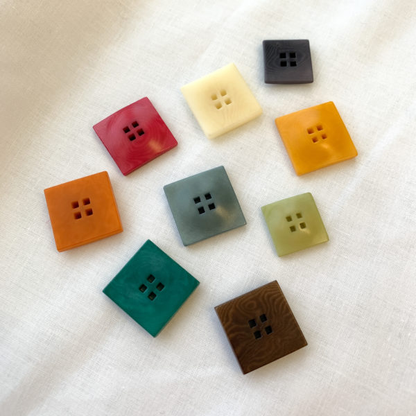 Square Corozo Buttons