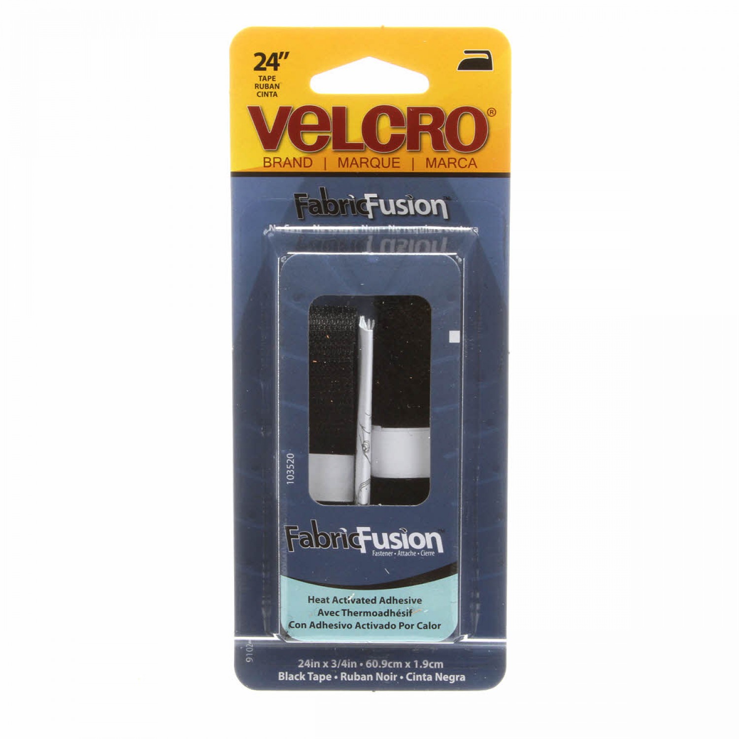 VELCRO® Fastener Fabric Fusion - Black - 3/4 - Stonemountain