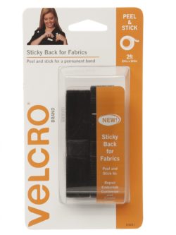 VELCRO® Fastener - Sticky Back Tape - 3/4" - Black