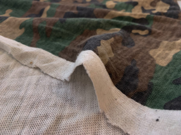 Designer Deadstock - Midweight Cotton Knit - Camouflage