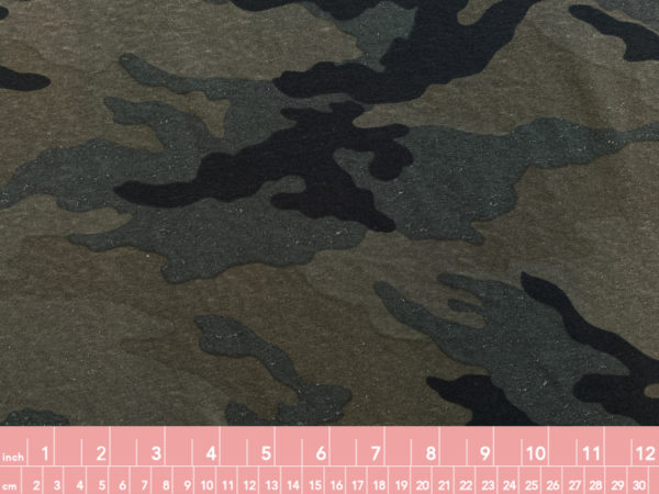 Designer Deadstock - Cotton Slub Jersey - Camouflage