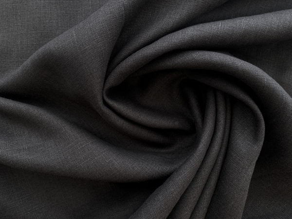 Designer Deadstock - Laundered Linen - Black