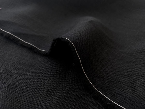 Designer Deadstock - Laundered Linen - Black