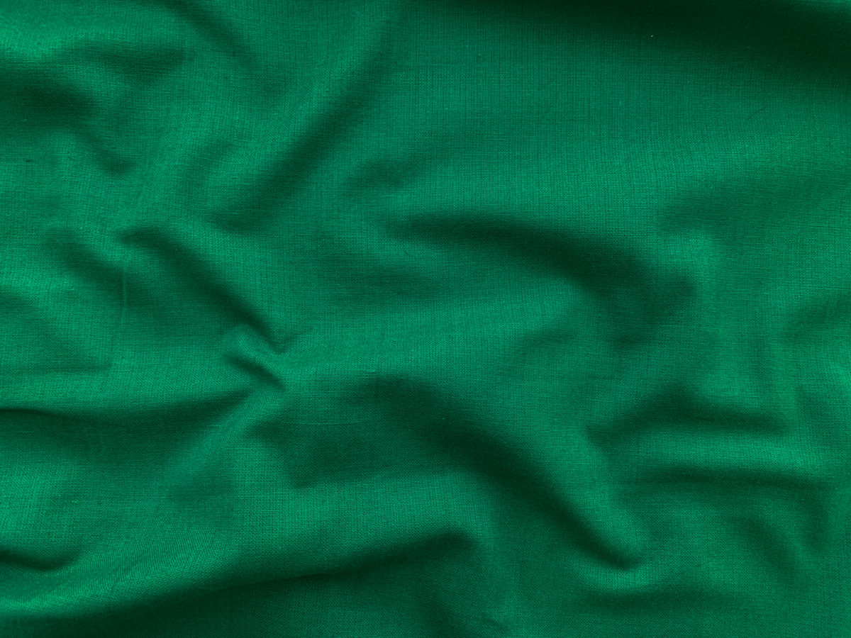 Yarn Dyed Cotton Sheeting - Green - Stonemountain & Daughter Fabrics