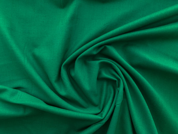 Yarn Dyed Cotton Sheeting - Green