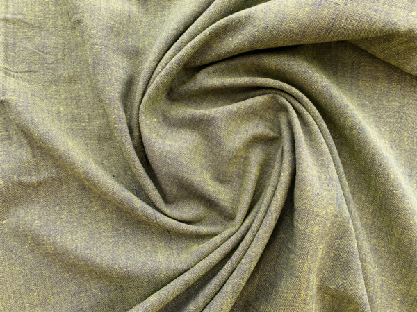 Yarn Dyed Cotton Sheeting - Green