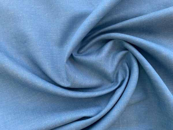 Designer Deadstock - Cotton Blend Twill - Blue