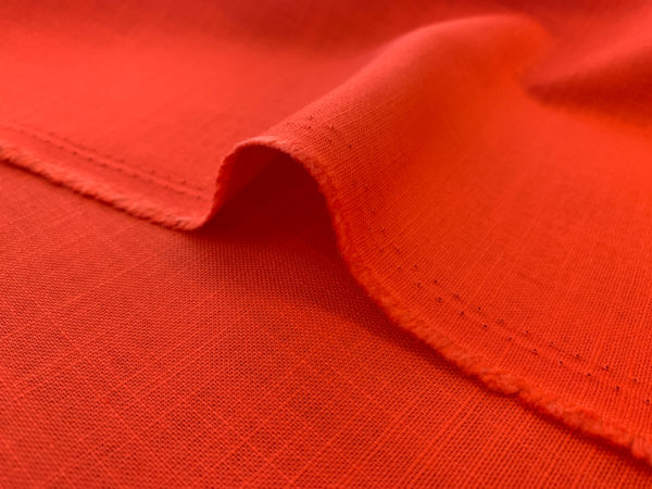 Japanese Cotton Lightweight Canvas - Persimmon