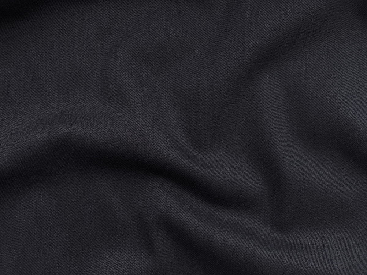 Designer Deadstock – Cotton/Spandex 10oz Stretch Twill – Onyx ...