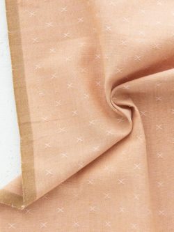 Sprout Wovens – Textured Yarn Dyed Cotton – Pink Sand