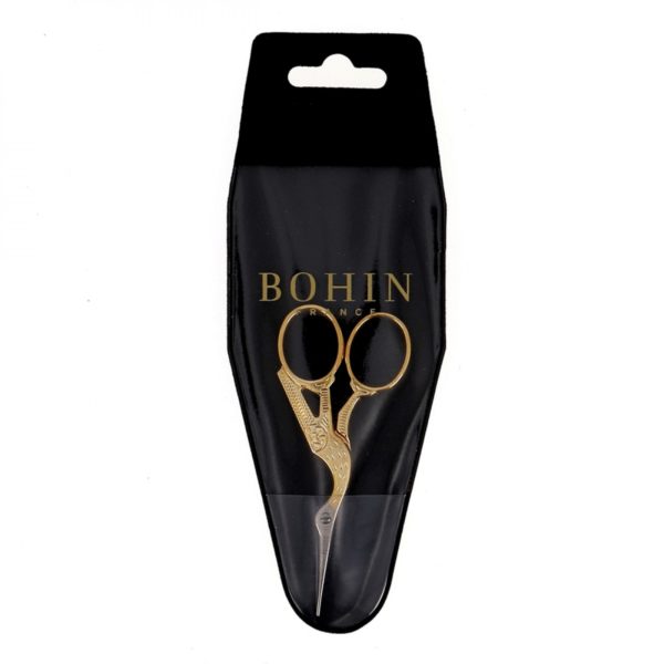 Bohin 4" Stork Scissors - Gilded