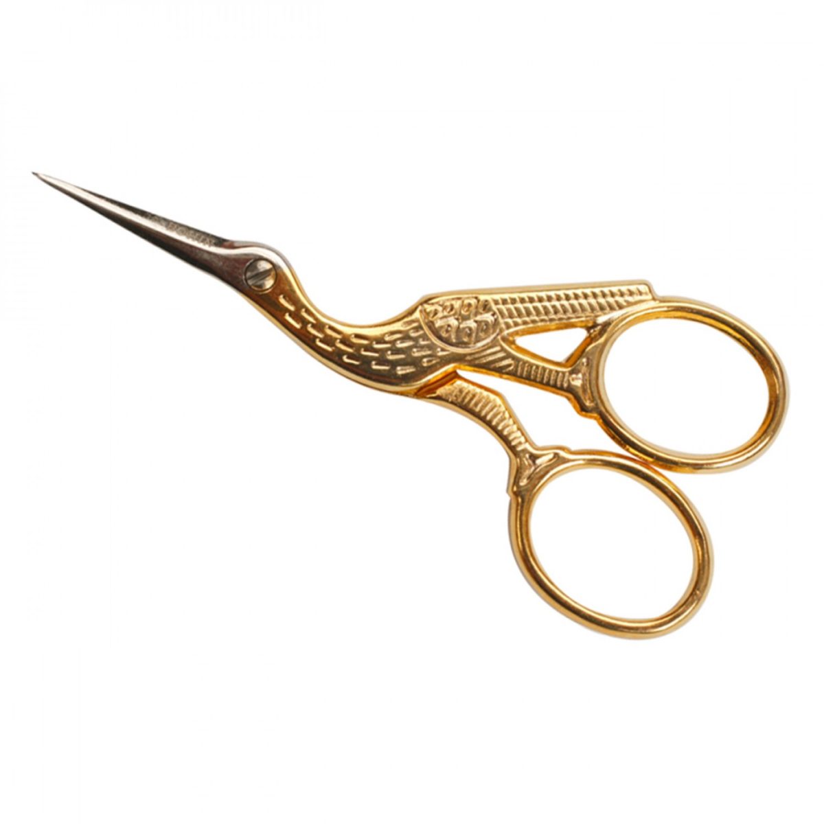 EMBROIDERY SCISSORS BIRD 4.6 Lt. Gold Plated